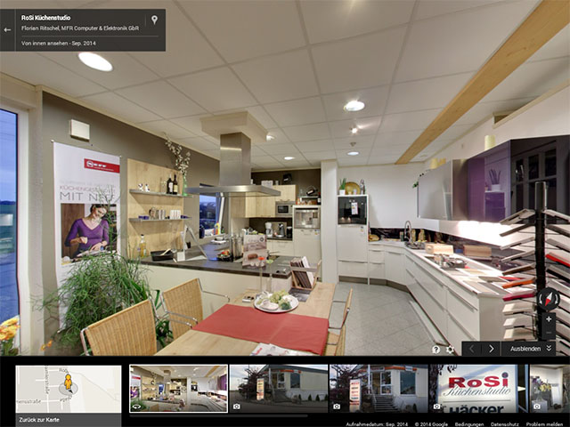 360 Panorama Google Business View RoSi Küchenstudio, Tiefenbronn